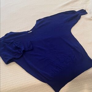 Blue Short Sleeve Top